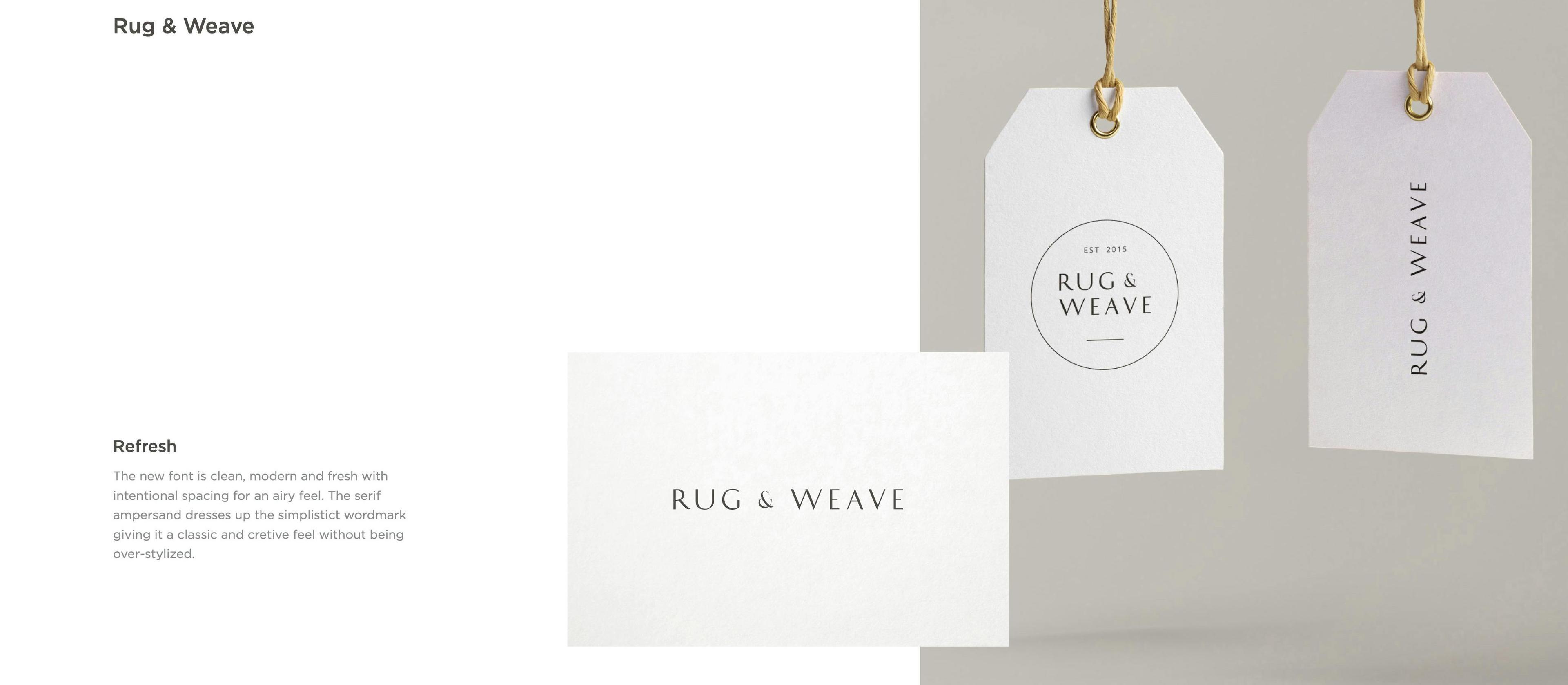 Rug and Weave Brand Examples